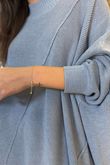 Paloma Oversized Grunge Knit Denim